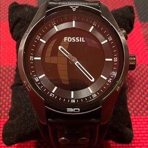 Fossil Black Big Tic - 44mm